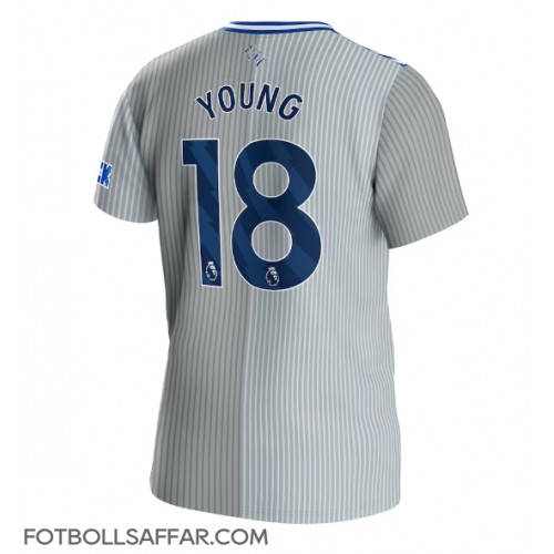 Everton Ashley Young #18 Tredjeställ 2023-24 Kortärmad
